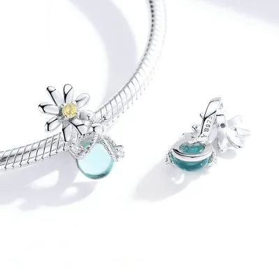 Hạt Charm Bạc Nữ đính đá CZ Côn Trùng Dễ Thương Nellie LILI 086085 2