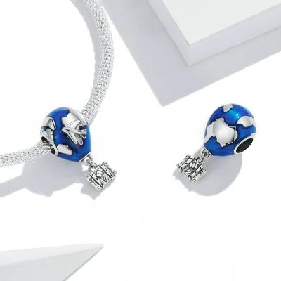 Hạt Charm Bạc Nữ đính đá CZ Du Lịch Toàn Cầu Bethany LILI 086150 4