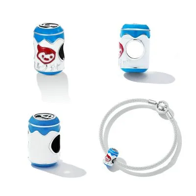 Hạt Charm Bạc Nữ đính đá CZ Hình Các Loại đồ ăn Fast Food LILI 084735 2