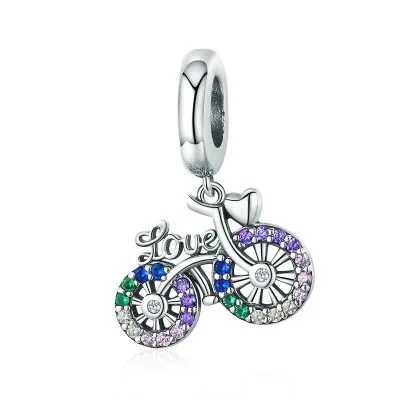 Hạt Charm Bạc Nữ đính đá CZ Hình Các Loại Xe Della LILI 085994 12