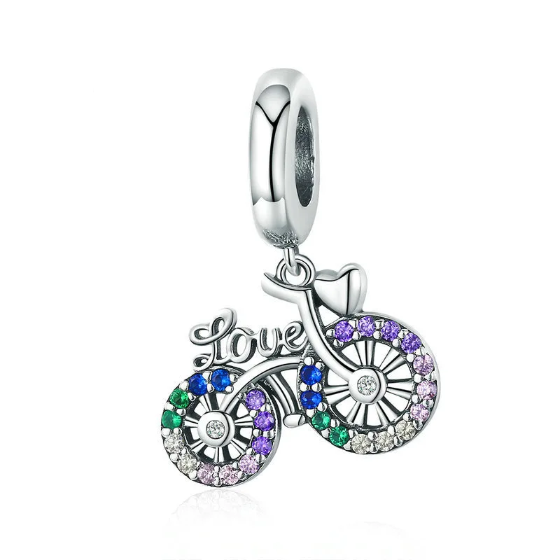 Hạt Charm Bạc Nữ đính đá CZ Hình Các Loại Xe Della LILI 085994 12