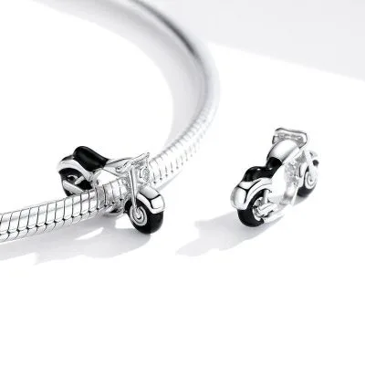 Hạt Charm Bạc Nữ đính đá CZ Hình Các Loại Xe Della LILI 085994 2