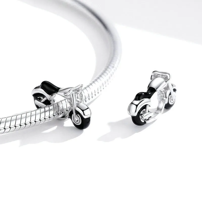 Hạt Charm Bạc Nữ đính đá CZ Hình Các Loại Xe Della LILI 085994 2