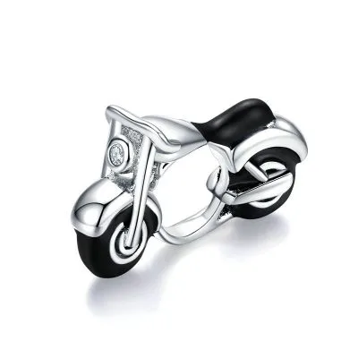 Hạt Charm Bạc Nữ đính đá CZ Hình Các Loại Xe Della LILI 085994 8
