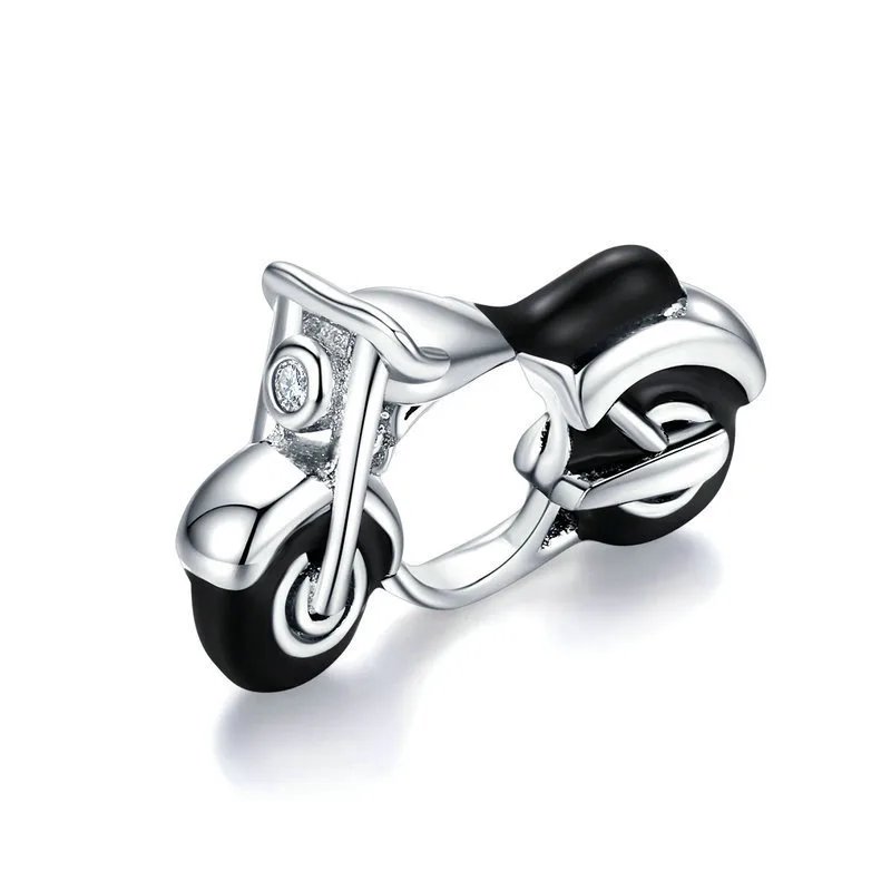 Hạt Charm Bạc Nữ đính đá CZ Hình Các Loại Xe Della LILI 085994 8