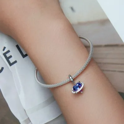 Hạt Charm Bạc Nữ đính đá CZ Hình Trái Tim Nevaeh LILI 085100 4