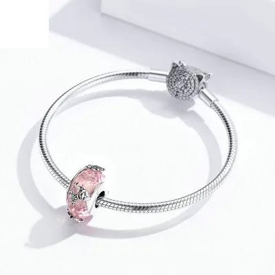 Hạt Charm Bạc Nữ Tròn đính đá CZ Sophie LILI 084901 4