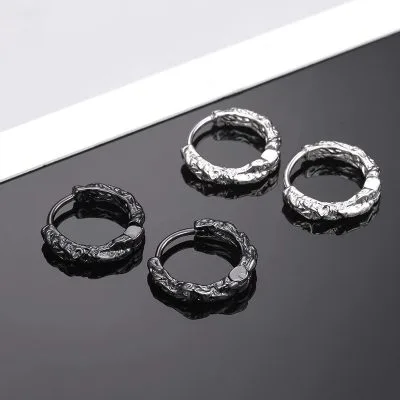 Khuyên Tai Bạc Nam Hình Cành Thường Xuân Valentin LILI 079690 1