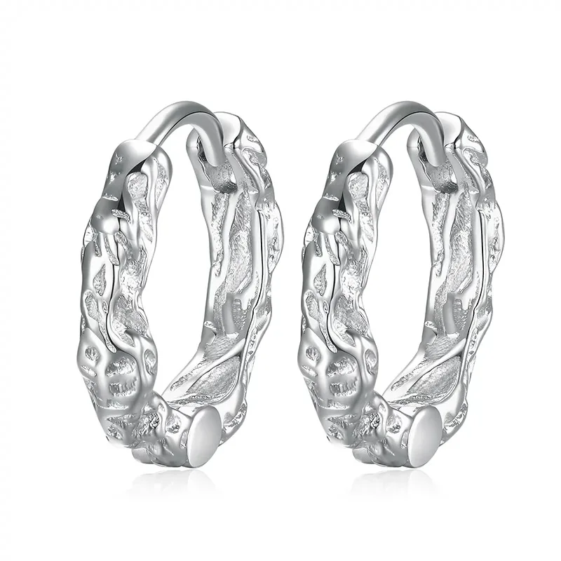 Khuyên Tai Bạc Nam Hình Cành Thường Xuân Valentin LILI 079690 3