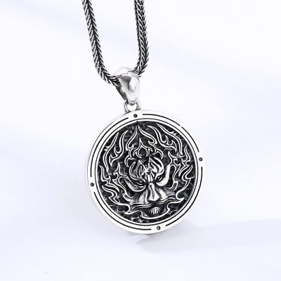 Mặt Dây Chuyền Bạc Nam Hình Sư Tử Thaddeus LILI 080185 2