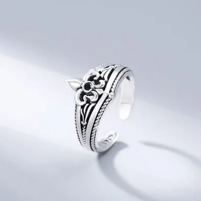 Nhẫn Bạc Nam Hình Mỏ Neo Cách điệu Reign LILI 079395 1