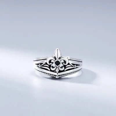 Nhẫn Bạc Nam Hình Mỏ Neo Cách điệu Reign LILI 079395 2