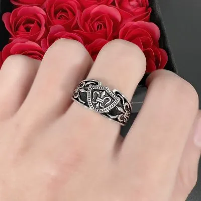 Nhẫn Bạc Nam Hình Mỏi Neo Keanu LILI 079309 5