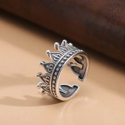 Nhẫn Bạc Nam Hình Vương Miện Matthias LILI 078779 3