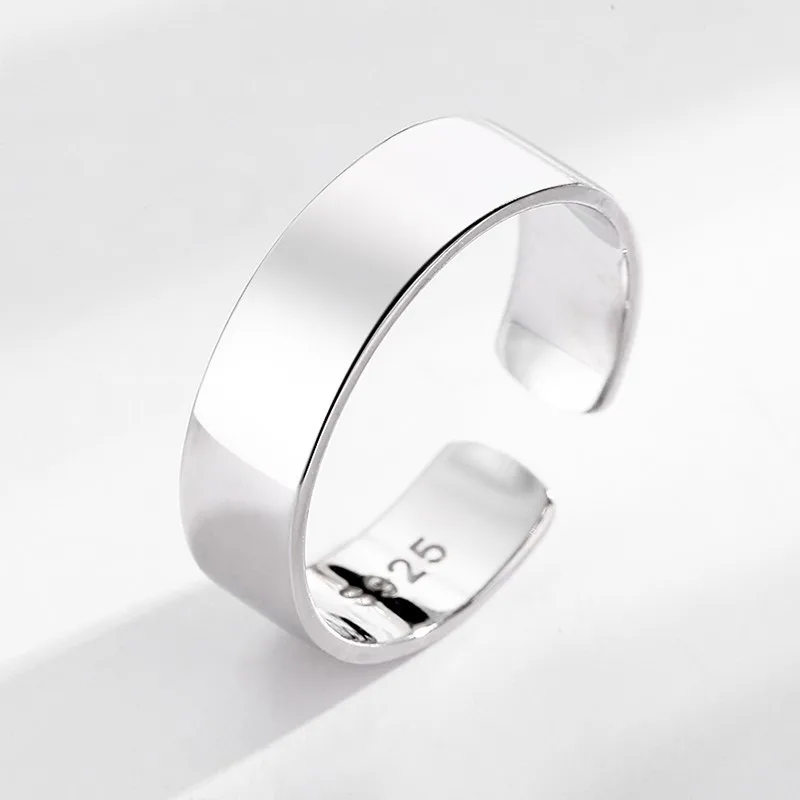 Nhẫn Bạc Nam Tròn Trơn Kannon LILI 079499 1