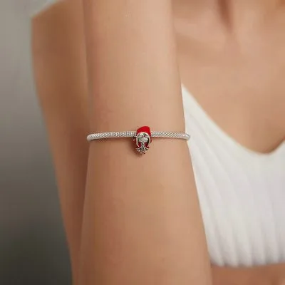 Hạt Charm Bạc Nữ Cô Bé Quàng Khăn đỏ Dahlia LILI 087331 2