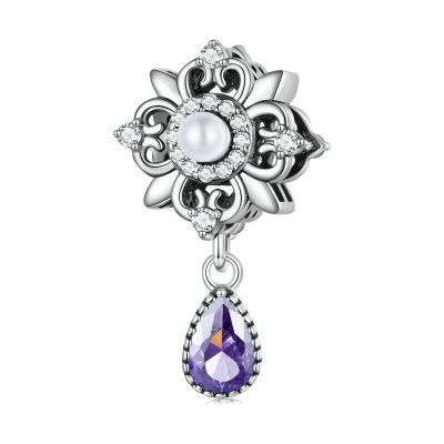 Hạt Charm Bạc Nữ đính đá CZ Alayna LILI 087261 6