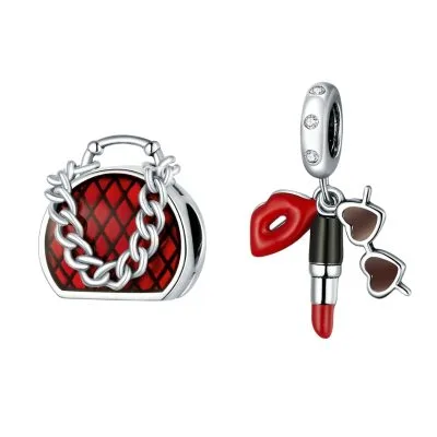Hạt Charm Bạc Nữ đính đá CZ Cataleya LILI 087759 7