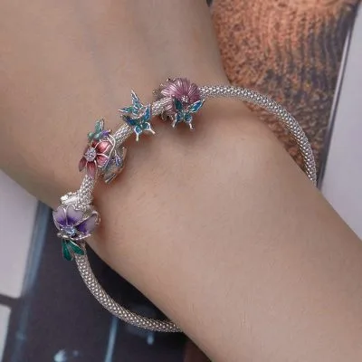 Hạt Charm Bạc Nữ đính đá CZ Daniela LILI 087087 2