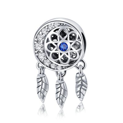 Hạt Charm Bạc Nữ đính đá CZ Dream Catcher LILI 087926 5