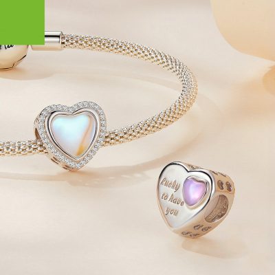 Hạt Charm Bạc Nữ đính đá CZ Evangeline LILI 087286 4