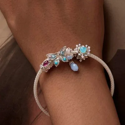 Hạt Charm Bạc Nữ đính đá CZ Everleigh LILI 088678 2