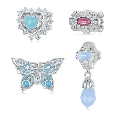 Hạt Charm Bạc Nữ đính đá CZ Everleigh LILI 088678 4