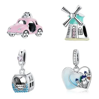 Hạt Charm Bạc Nữ đính đá CZ Julianna LILI 087546 9
