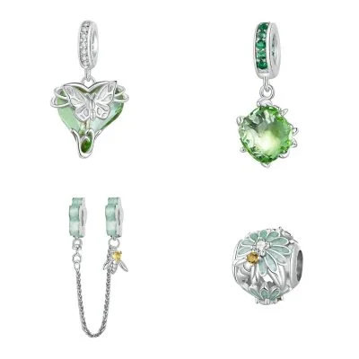 Hạt Charm Bạc Nữ đính đá CZ Julianna LILI 087605 11