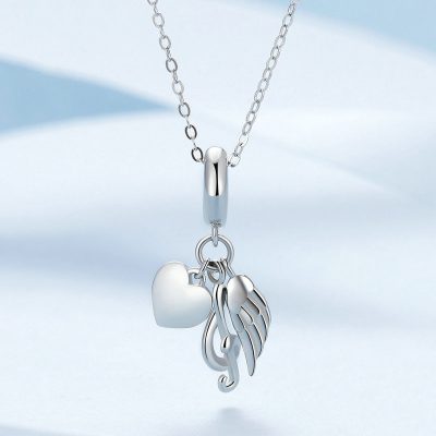 Hạt Charm Bạc Nữ đính đá CZ Love Music LILI 087719 5