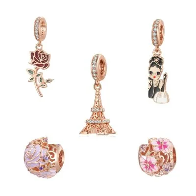 Hạt Charm Bạc Nữ đính đá CZ Mariana LILI 087019 14