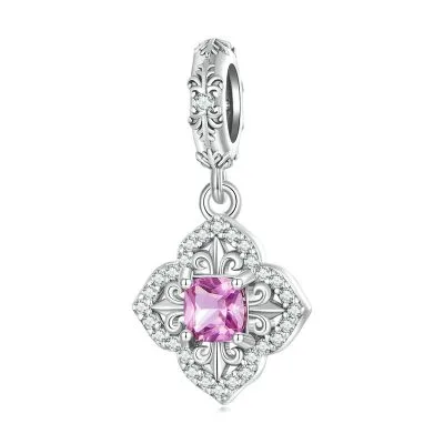 Hạt Charm Bạc Nữ đính đá CZ Milani LILI 089354 1