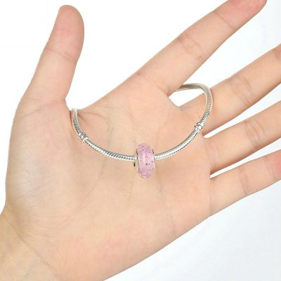 Hạt Charm Bạc Nữ đính đá CZ Bong Bóng Tròn Adelina LILI 088428 4