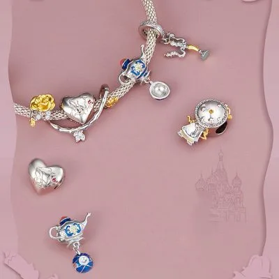 Hạt Charm Bạc Nữ đính đá CZ Câu Chuyện Cổ Tích Talia LILI 087443 11