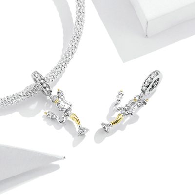 Hạt Charm Bạc Nữ đính đá CZ Câu Chuyện Cổ Tích Talia LILI 087443 4