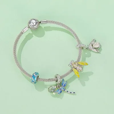 Hạt Charm Bạc Nữ đính đá CZ Côn Trùng Dễ Thương Novah LILI 086505 20