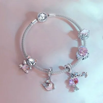 Hạt Charm Bạc Nữ đính đá CZ Giấc Mơ Ngọt Ngào Daphne LILI 087304 2