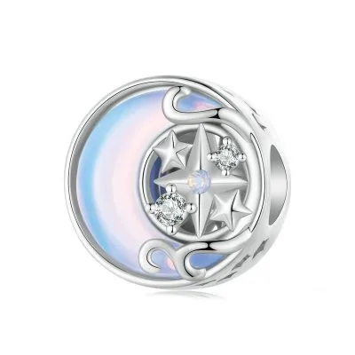 Hạt Charm Bạc Nữ đính đá CZ Hình ánh Sao Alani LILI 089138 1