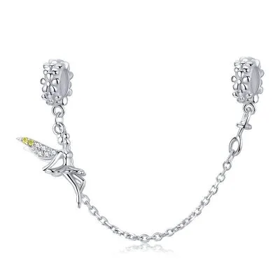 Hạt Charm Bạc Nữ đính đá CZ Hình Cô Tiên Lainey LILI 089145 1