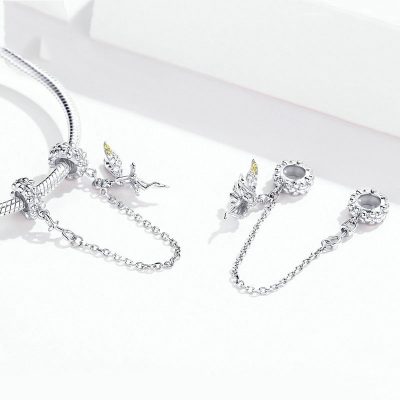 Hạt Charm Bạc Nữ đính đá CZ Hình Cô Tiên Lainey LILI 089145 2