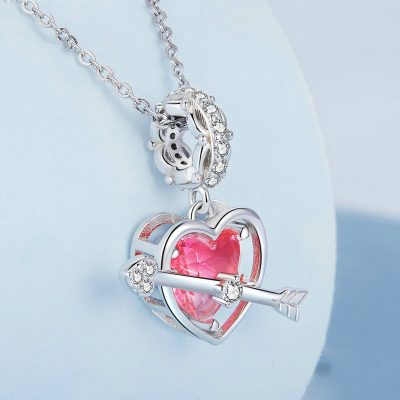 Hạt Charm Bạc Nữ đính đá CZ Hình Mũi Tên Tình ái Amira LILI 089249 3