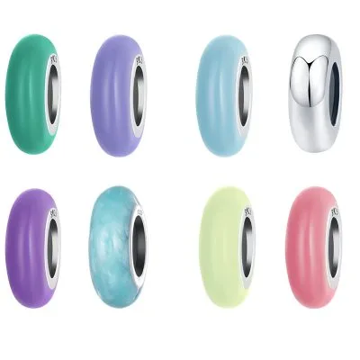 Hạt Charm Bạc Nữ đính đá CZ Tròn Amora LILI 088003 1