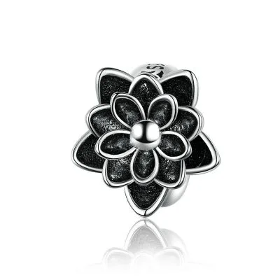 Hạt Charm Bạc Nữ Hình Bông Hoa Sen Lucia LILI 088885 1