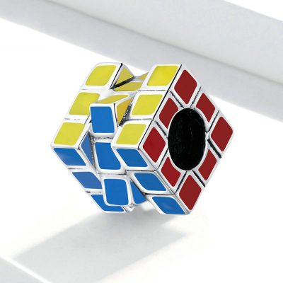Hạt Charm Bạc Nữ Hình Chiếc Rubik LILI 089125 4