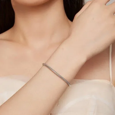 Vòng Pandora Bạc Nữ Dạng Chuỗi Xoắn Sabrina LILI 090215 3