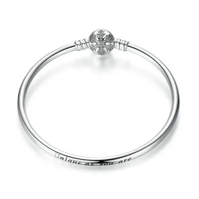 Vòng Pandora Bạc Nữ Dạng Kiềng đính đá CZ Hình Bông Tuyết Melissa LILI 090021 1