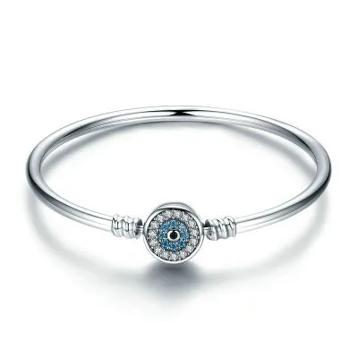 Vòng Pandora Bạc Nữ Dạng Kiềng đính đá CZ Tròn Arielle LILI 090070 1