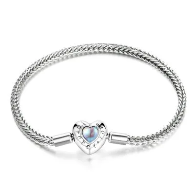 Vòng Pandora Bạc Nữ đính đá CZ Hình Trái Tim Kalani LILI 090001 1