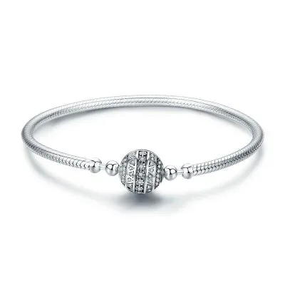 Vòng Pandora Bạc Nữ đính đá CZ Tròn Evelynn LILI 089851 4