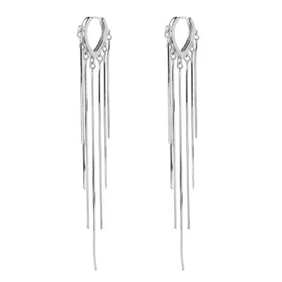 Bông Tai Bạc Nữ Chuỗi Dây Dài Ellianna LILI 102510 2